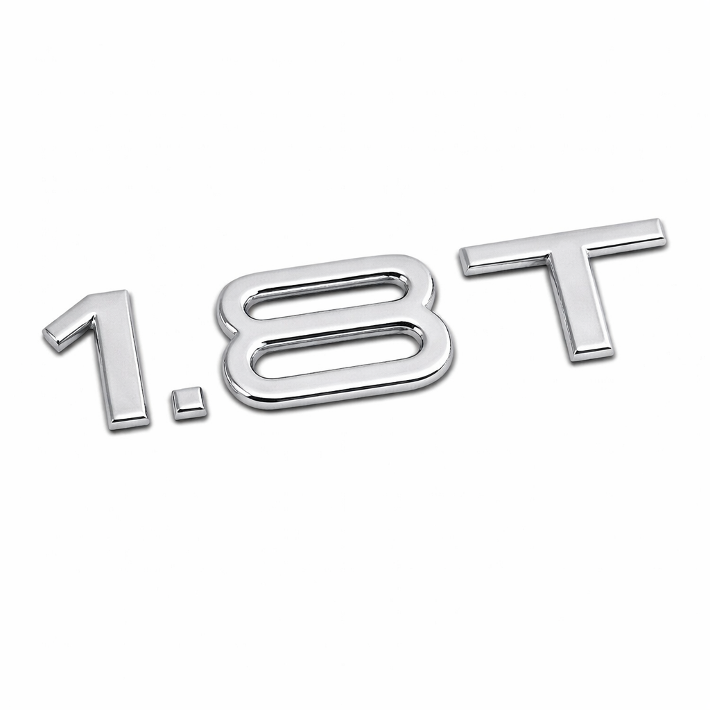 Audi 1.8T embleem achterzijde chroom