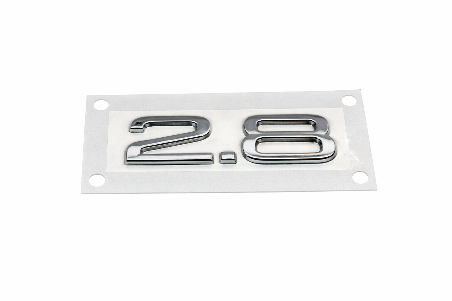 Audi 2.8 embleem achterzijde chrome
