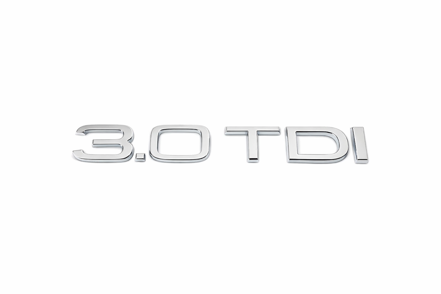 Audi 3.0 TDI embleem achterzijde