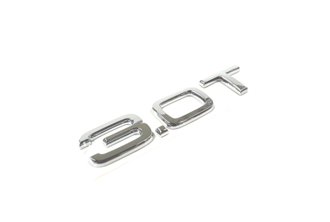 Audi 3.0T embleem achterzijde