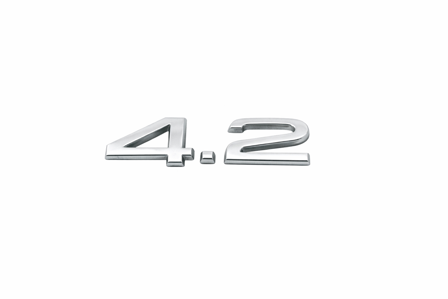 Audi 4.2 embleem achterzijde