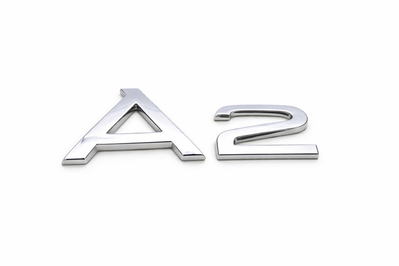Audi A2 embleem achterkant chroom 
