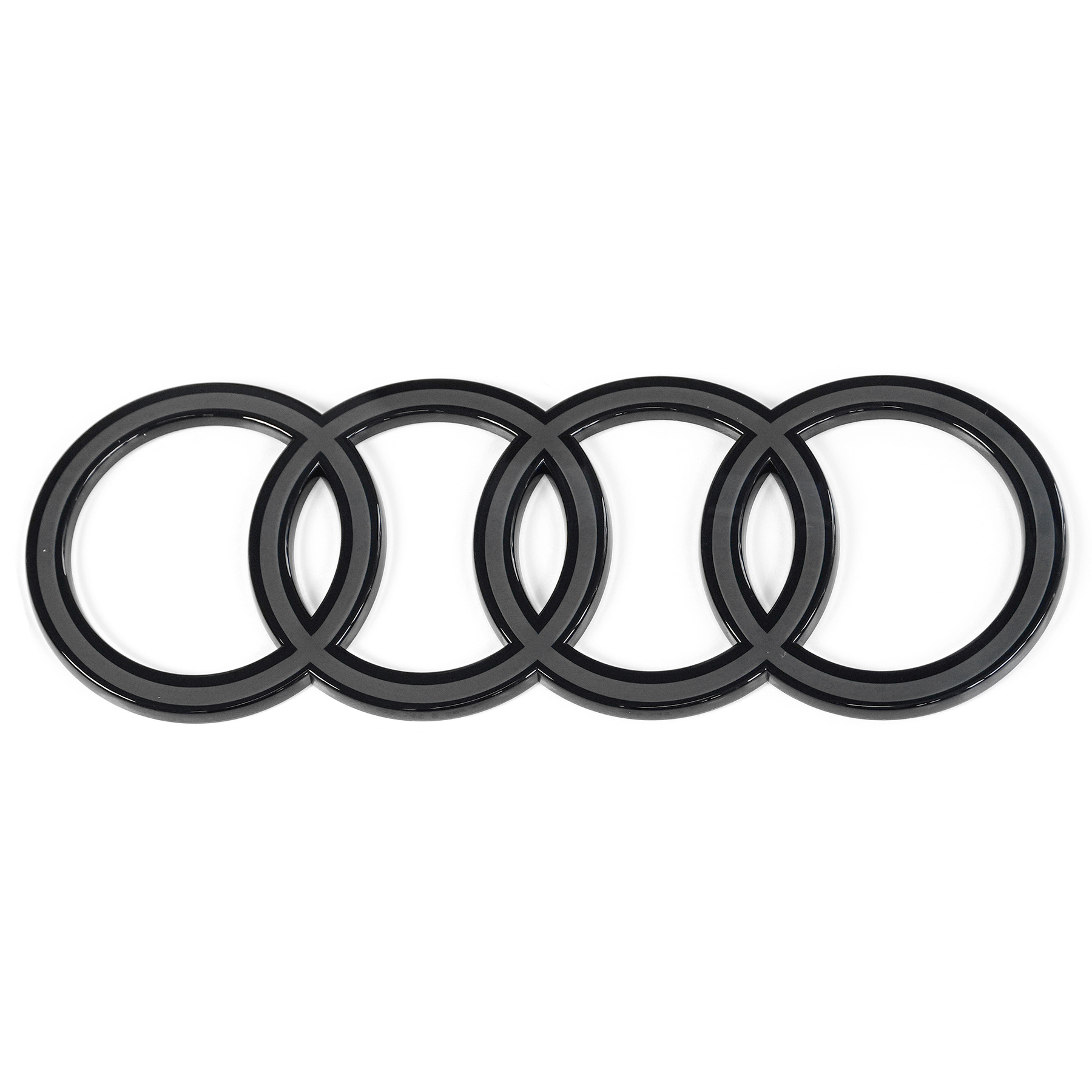 Audi A3 (8Y) limousine achterzijde logo zwart black edition