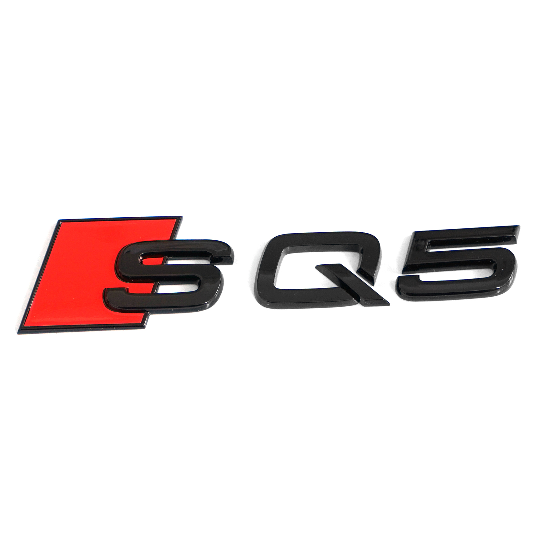Audi SQ5 embleem achterzijde zwart
