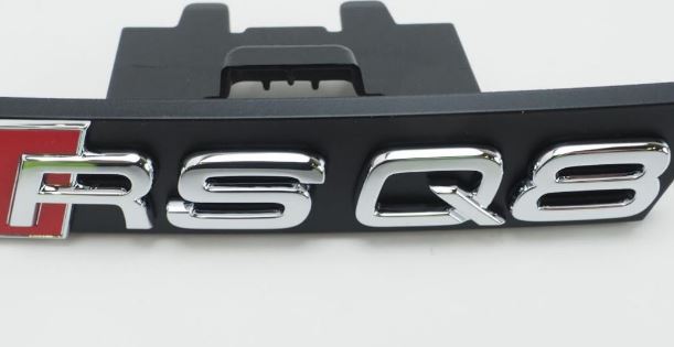 Audi RSQ8 grill embleem chroom 