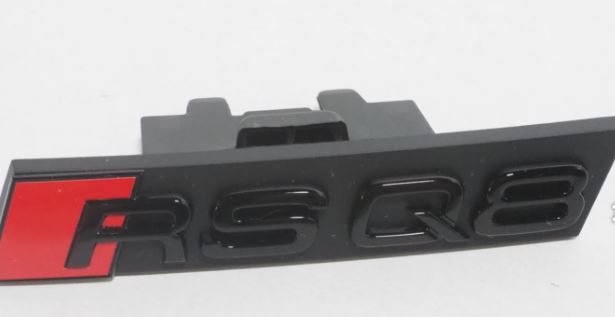 Audi RSQ8 grill embleem zwart