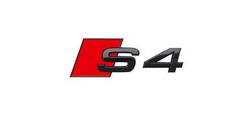 Audi S4 embleem achterzijde