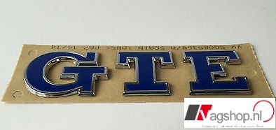 Volkswagen Golf 7 en 7.5 GTE logo achterzijde