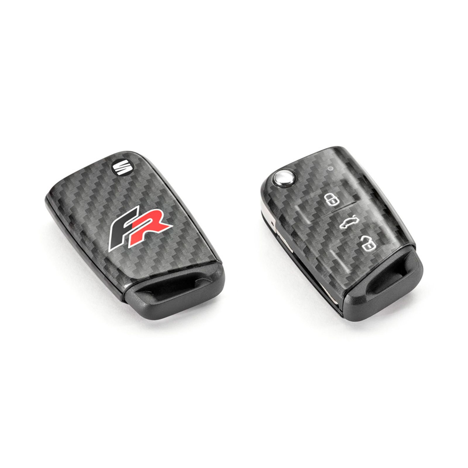 SEAT Ibiza (6J &amp; 6F) en Leon (5F) FR sleutelcover carbon 