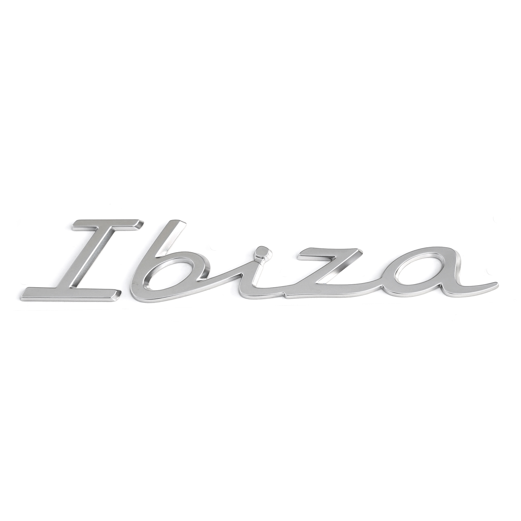 SEAT Ibiza (6F) aluminium achterklepembleem "Ibiza"