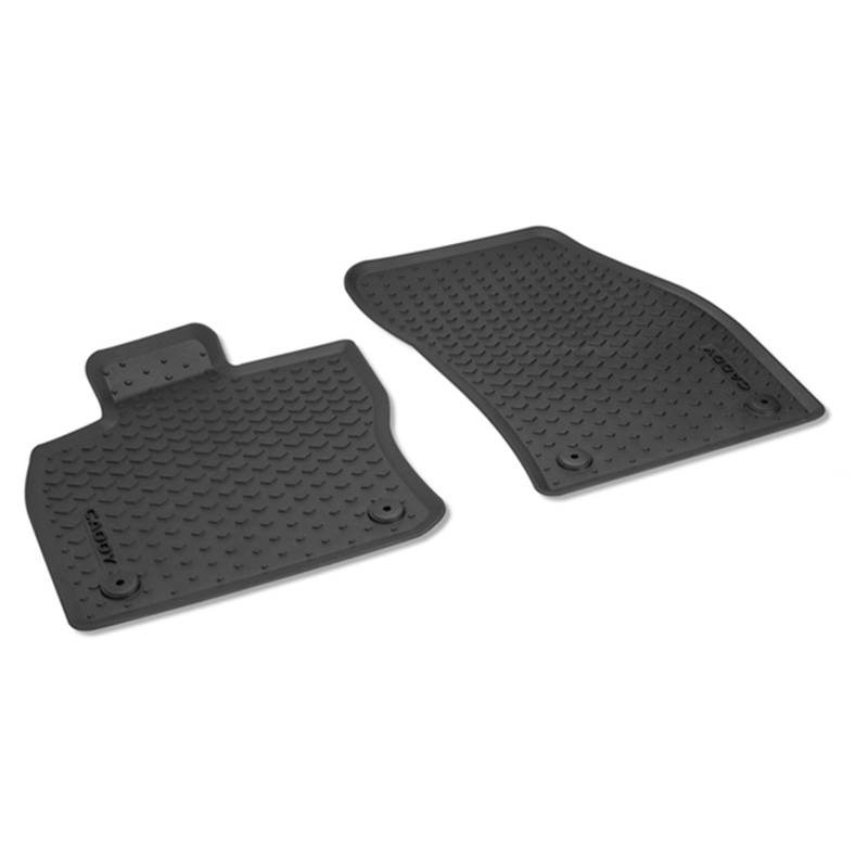Volkswagen Caddy (SB) rubberen mattenset (voorzijde)