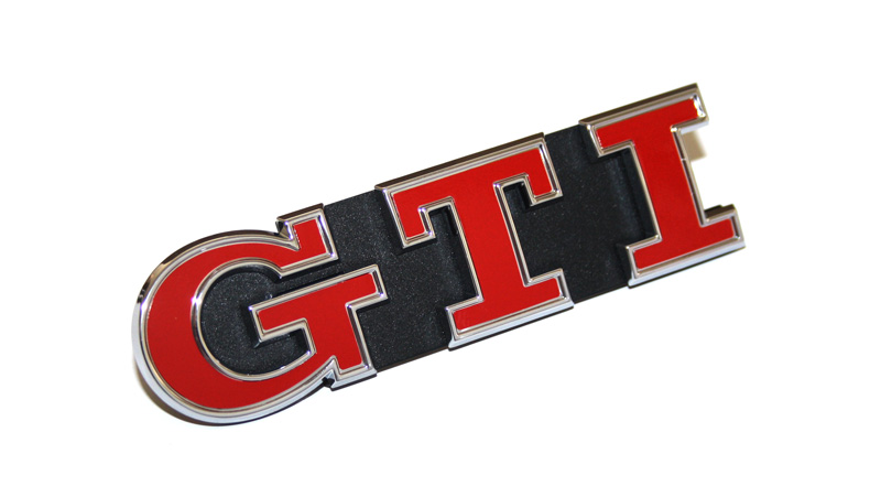 Volkswagen Golf 7 (5G) GTI badge tornado rood