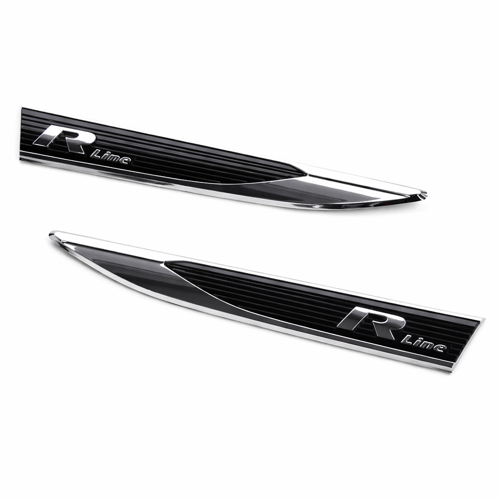 Volkswagen Polo (2G) r-line embleemset voor spatbord