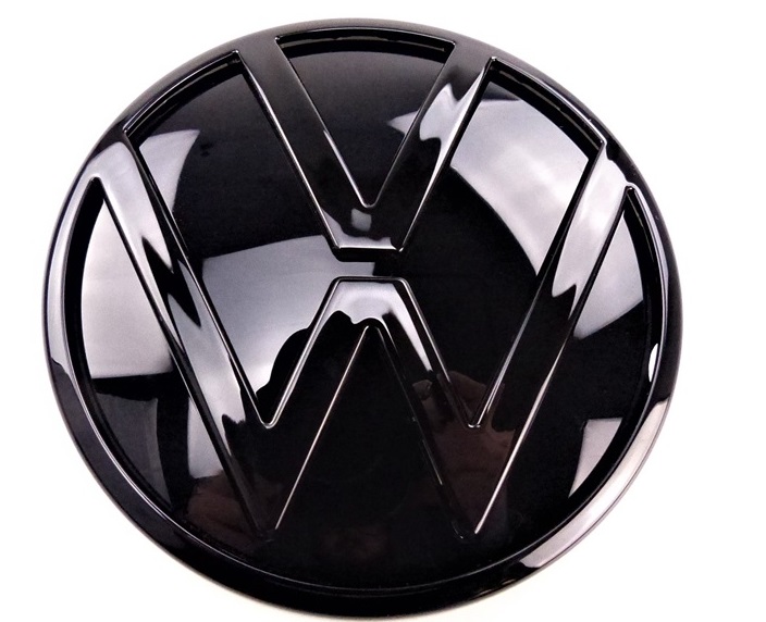 Volkswagen Polo logo achterzijde in hoogglans zwart